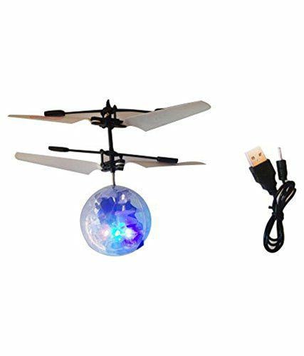 Whirly Ball - Multicolour light, Gravity Sensor, and Rechargable Flying Disco Ball